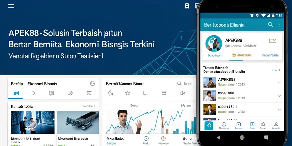 Antarmuka APEK88 yang modern dan informatif.