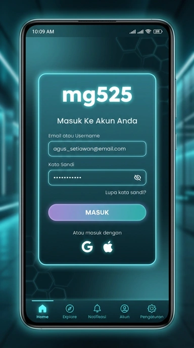 Panduan Login Akun mg525 untuk Pengguna Android